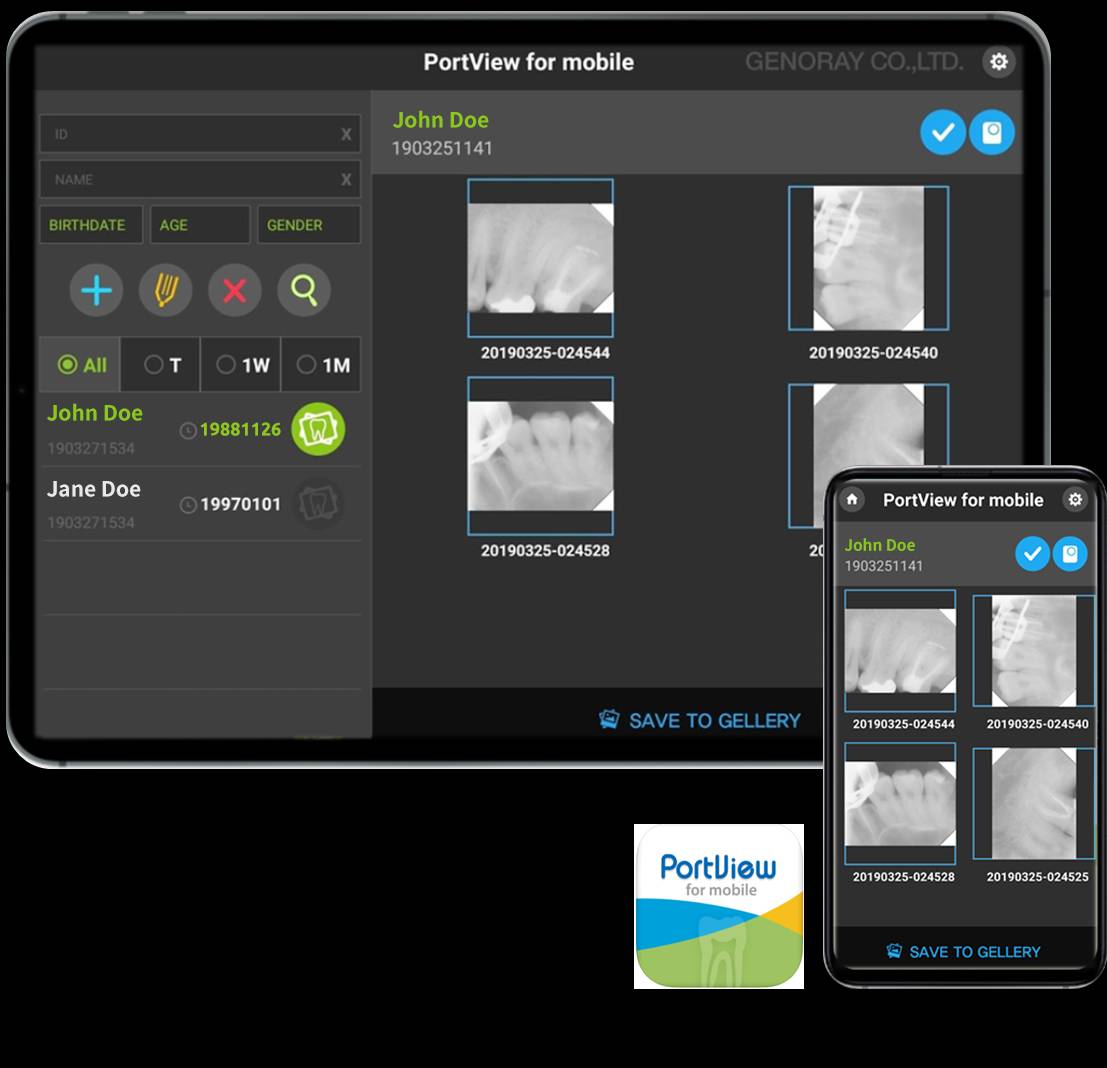 نرم افزار دستگاه رادیوگرافی جنوری Genoray | پتوس دنتال