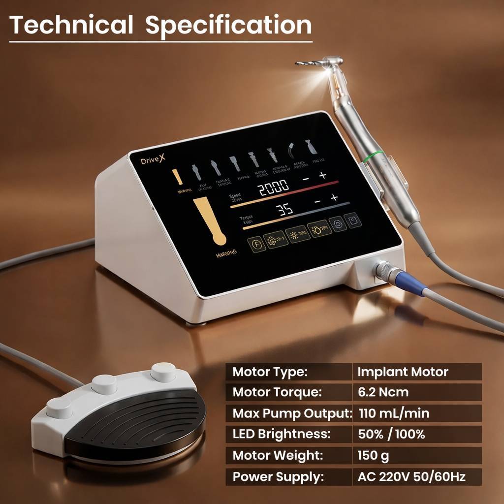 موتور ایمپلنت وودپکر Woodpecker مدل Drive-X | پتوس دنتال