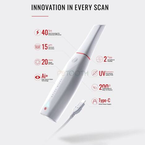 اسکنر داخل دهانی وودپکر KP مدل smile 2 | پتوس