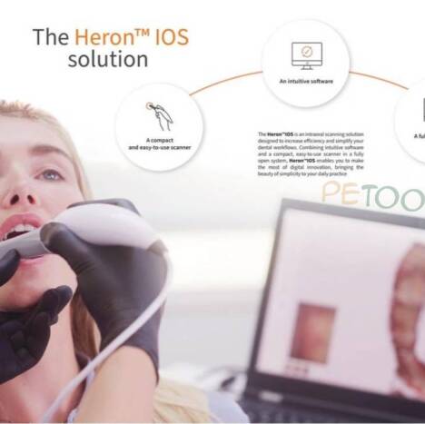 اسکنر داخل دهانی تری دیسک 3Disc مدل هیرون Heron IOS | پتوس