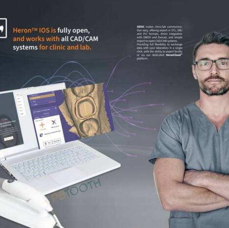 اسکنر داخل دهانی تری دیسک 3Disc مدل هیرون Heron IOS | پتوس