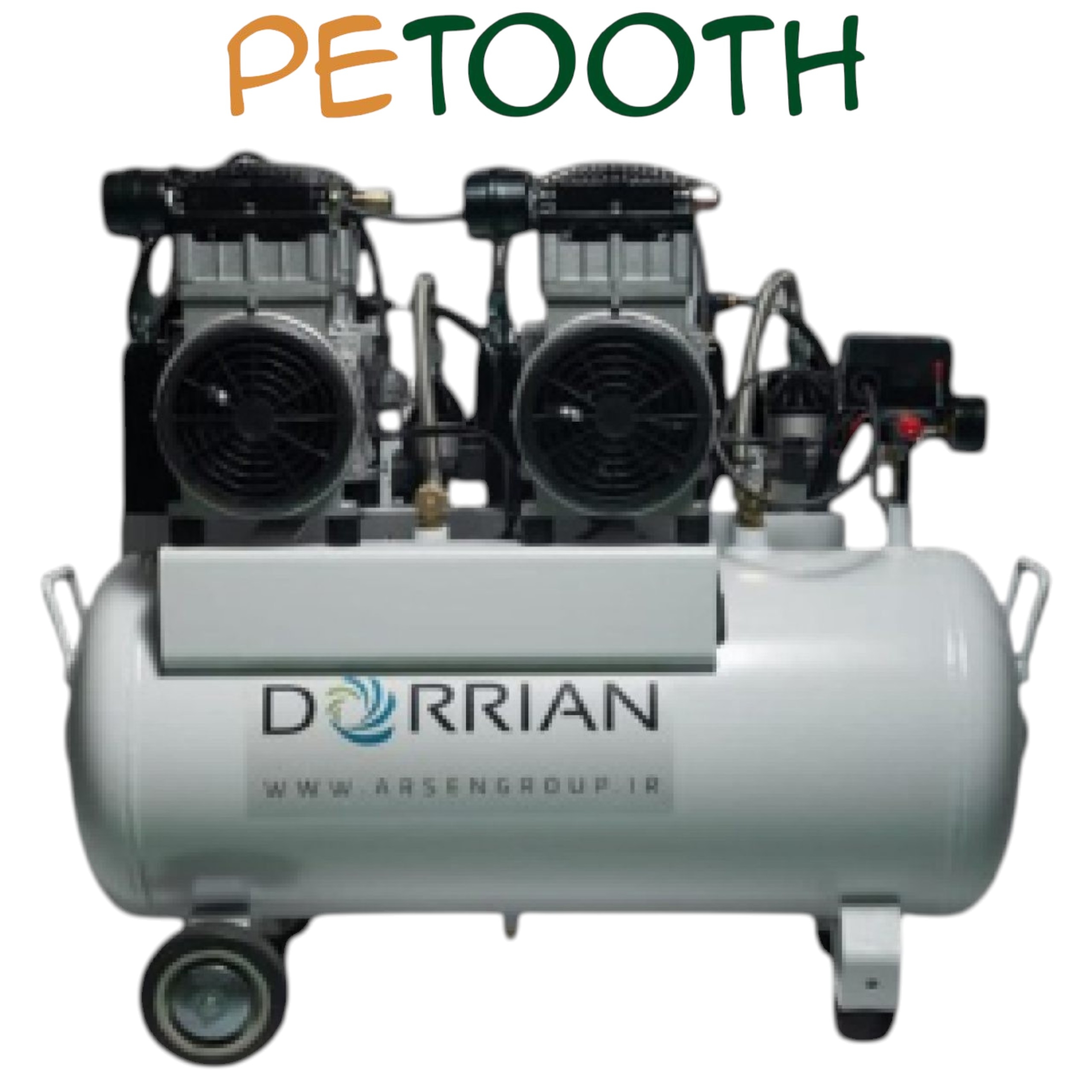 کمپرسور DORRIAN دوریان Oil free مدل 2265-سه یونیته با تخلیه اتوماتیک