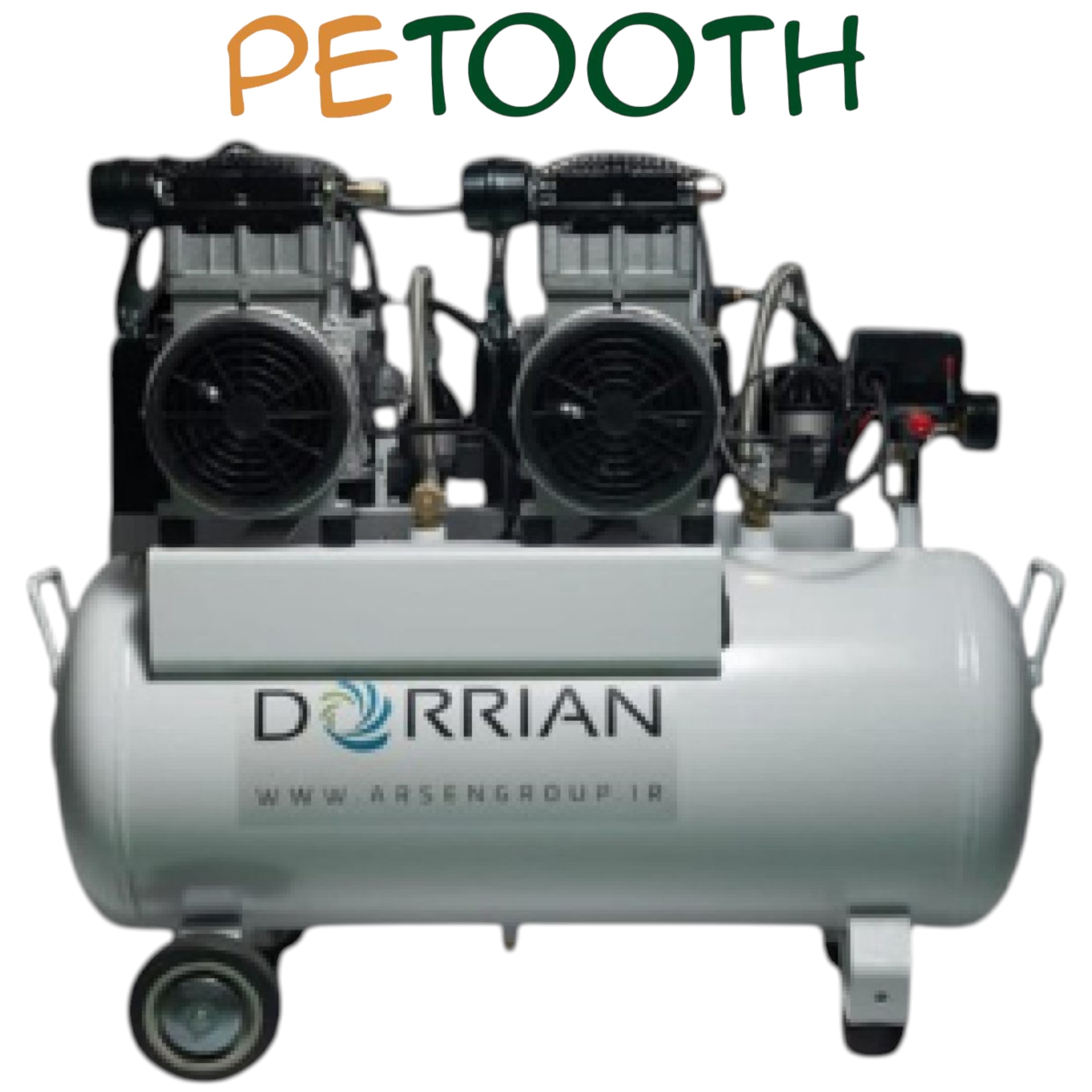کمپرسور DORRIAN دوریان Oil free مدل 2265 دو تا سه یونیت با تخلیه اتوماتیک