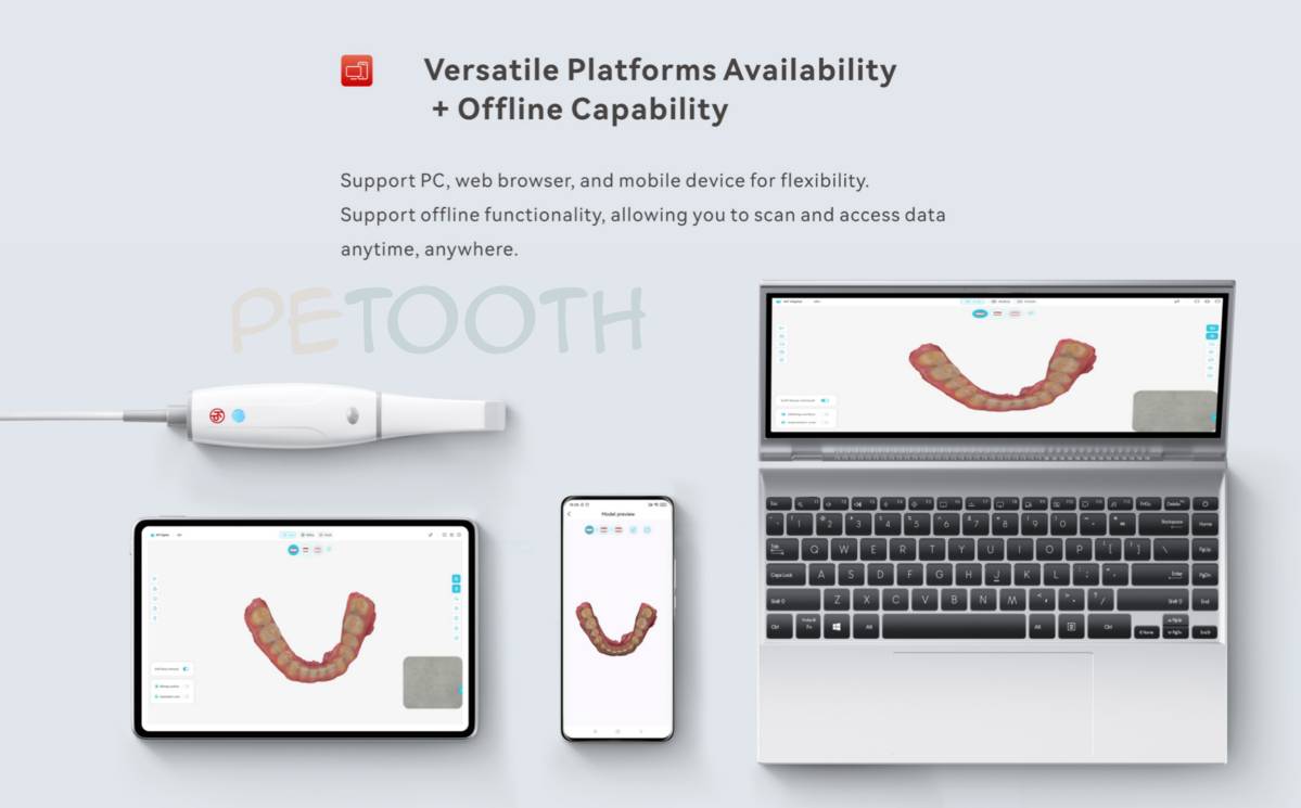 اسکنر داخل دهانی “Smile Scan” کوین پتر و وودپکر 